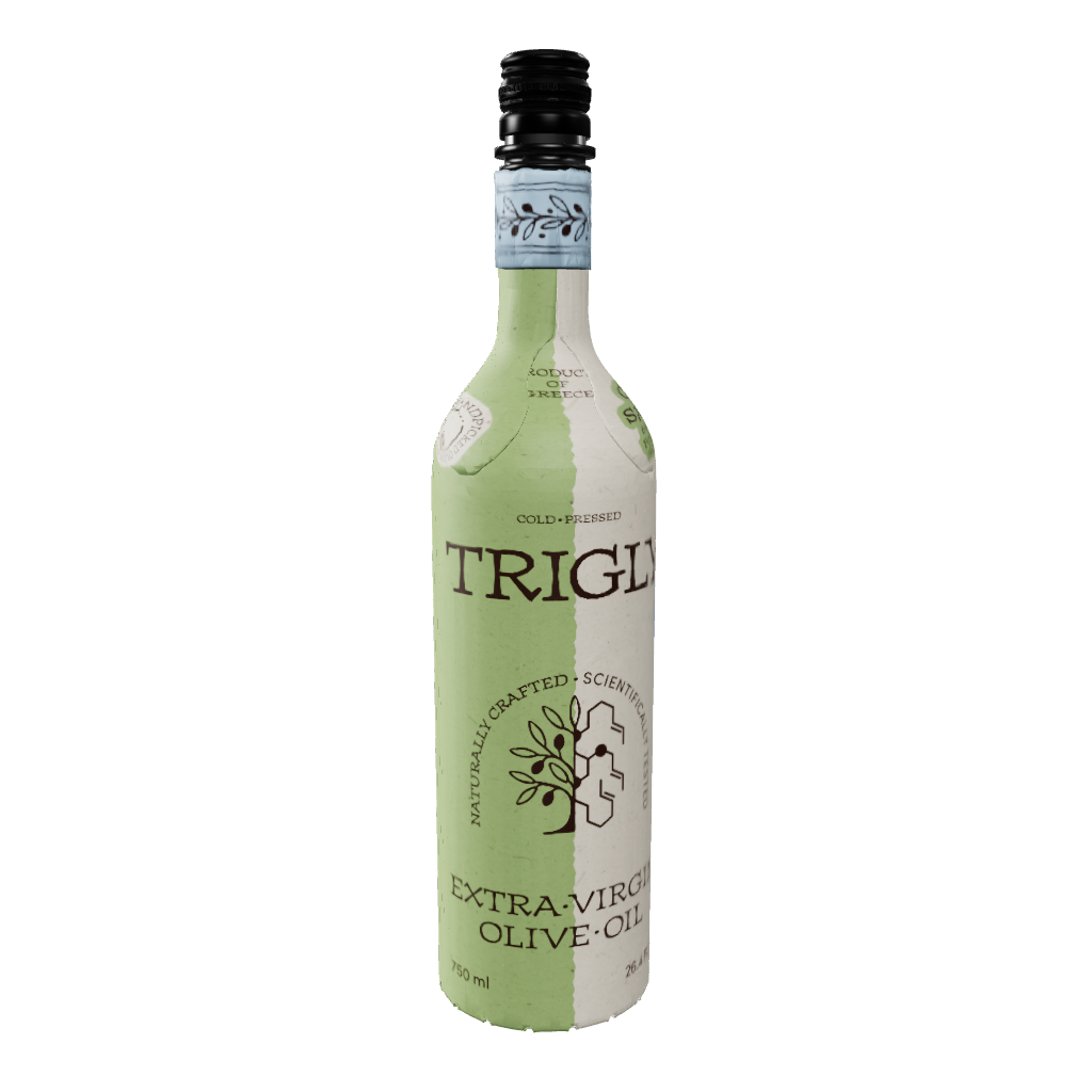 3D model of the Olive oil Bottle